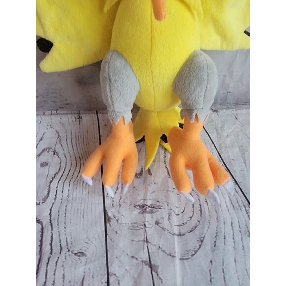 Legendary Zapdos Plush Doll Stuffed Animal Toy Pokemon 12 Inch - Picture 3 of 8